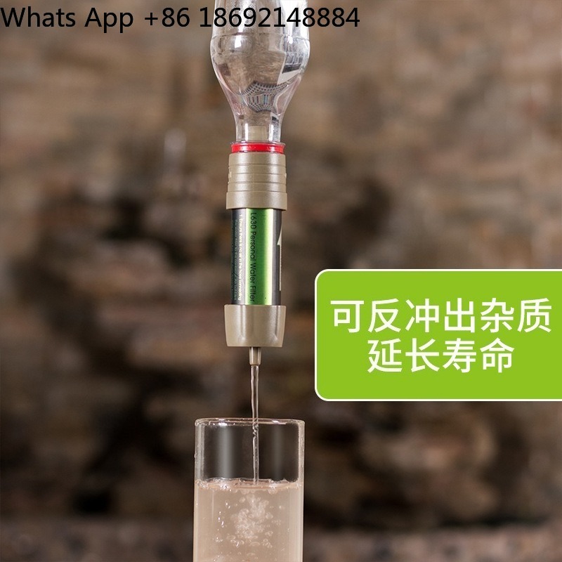 Water Purification Straw - Paille de purification d'eau pour l'extérieur,